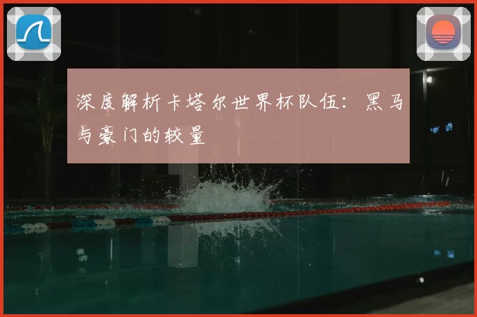 深度解析卡塔尔世界杯队伍:黑马与豪门的较量